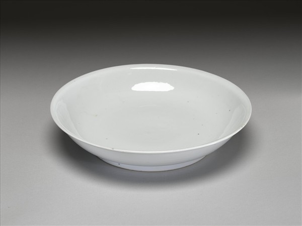 甜白釉盤