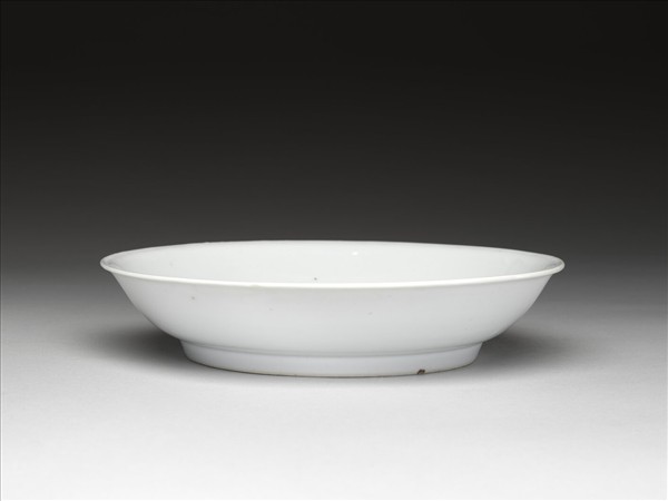 甜白釉盤