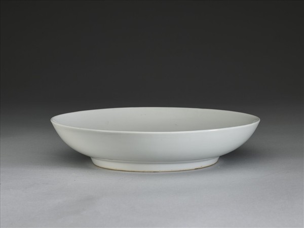 甜白釉盤