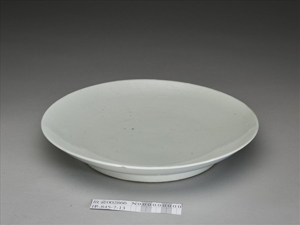 甜白釉盤