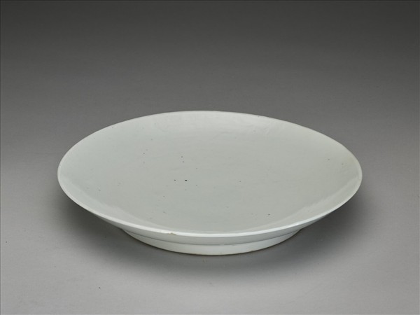 甜白釉盤
