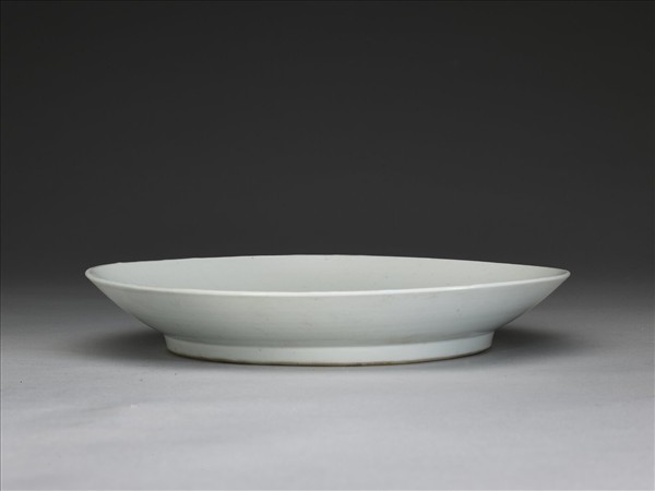 甜白釉盤