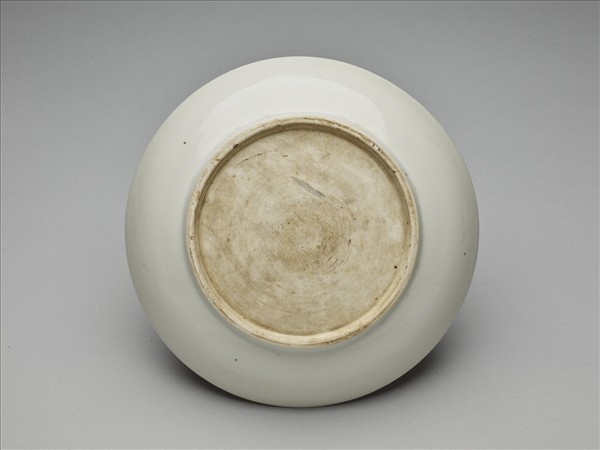 甜白釉盤