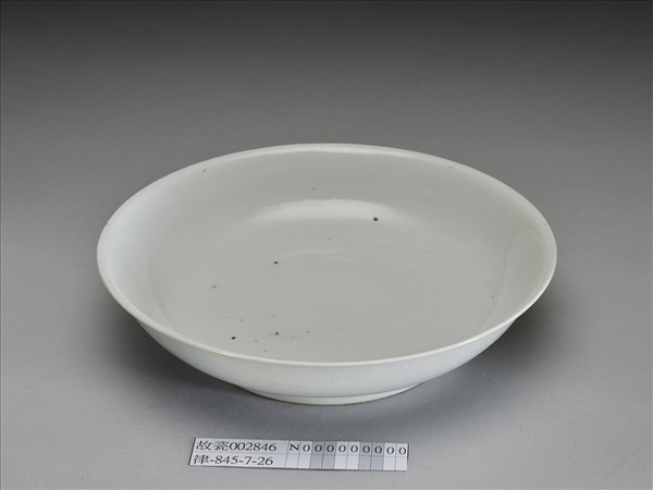 甜白釉盤