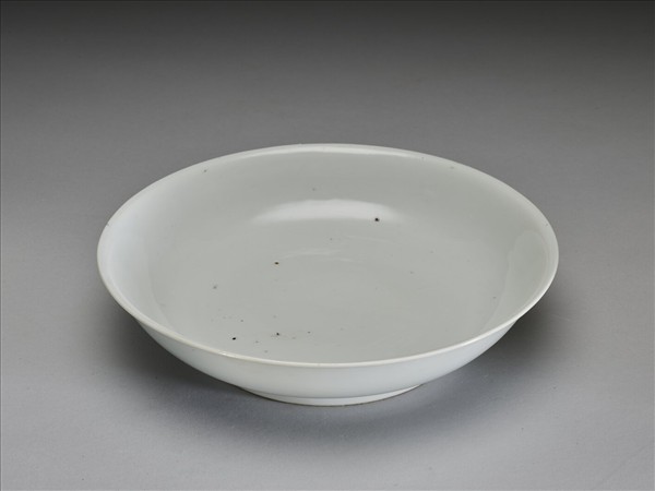 甜白釉盤