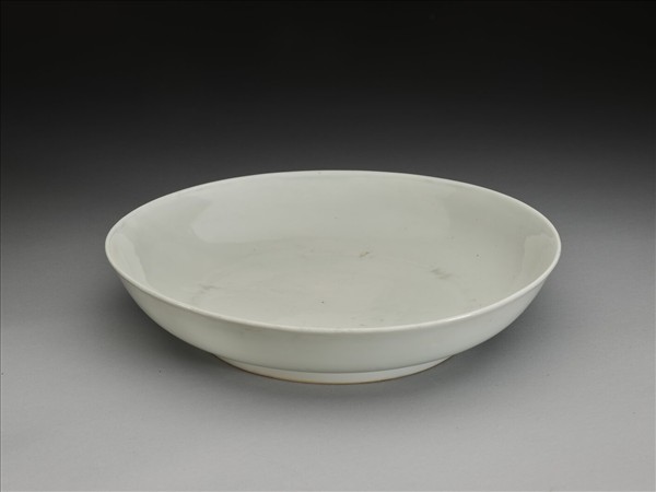 甜白釉盤