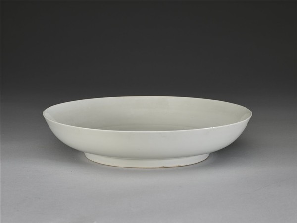 甜白釉盤