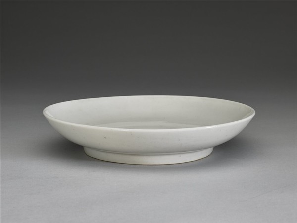 甜白釉盤