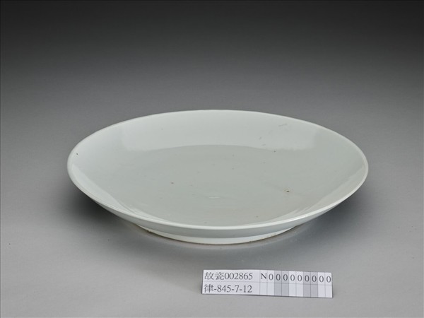 甜白釉盤