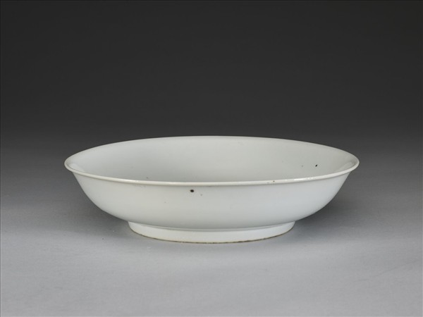 甜白釉盤