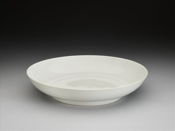 甜白釉盤