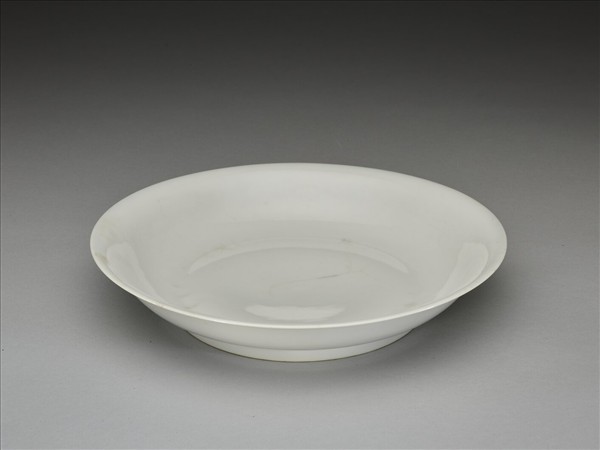 甜白釉盤