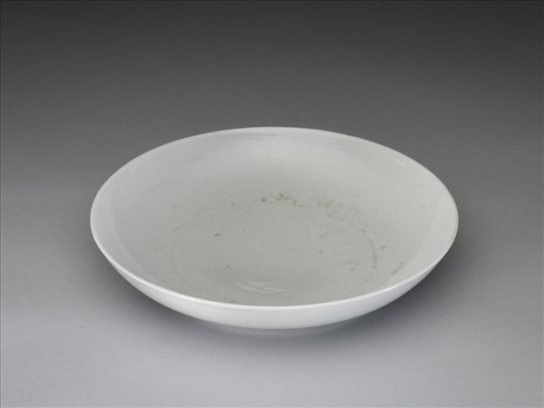 甜白釉盤