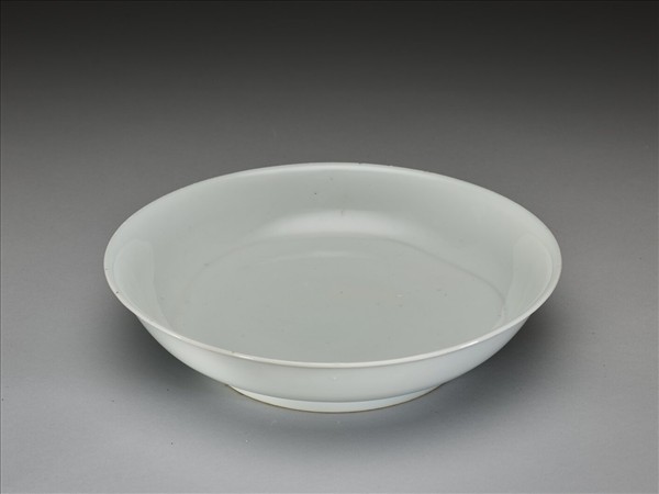 甜白釉盤