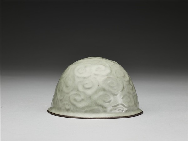 官窯 青瓷雲紋器蓋