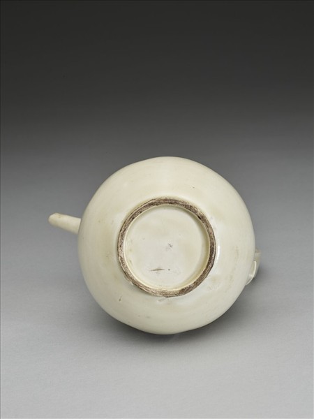 定窯 白瓷葫蘆式把壺