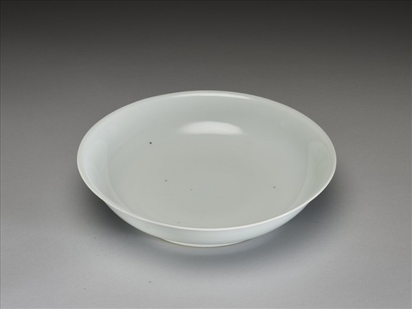 甜白釉盤