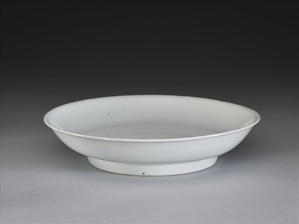 甜白釉盤