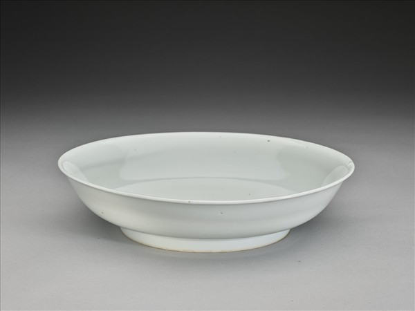 甜白釉盤
