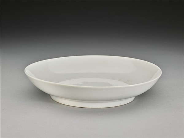 甜白釉盤