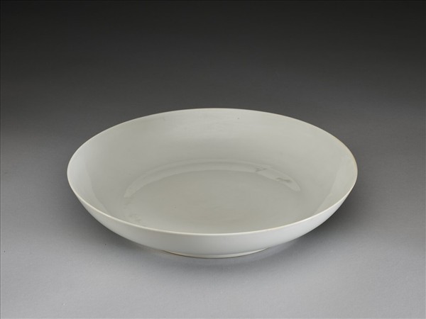 甜白釉盤