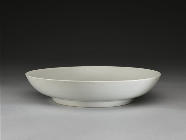 甜白釉盤