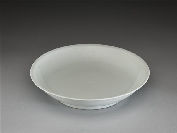 甜白釉盤