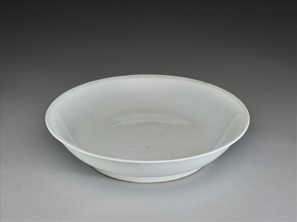 甜白釉盤