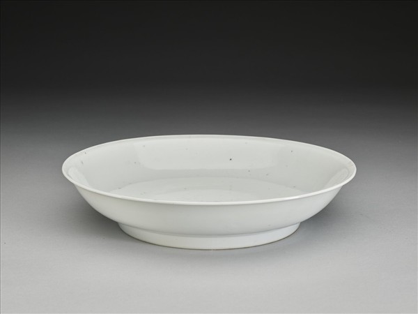 甜白釉盤