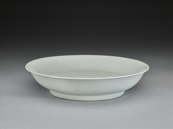 甜白釉盤