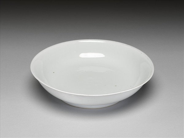 甜白釉盤