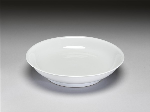 甜白釉盤