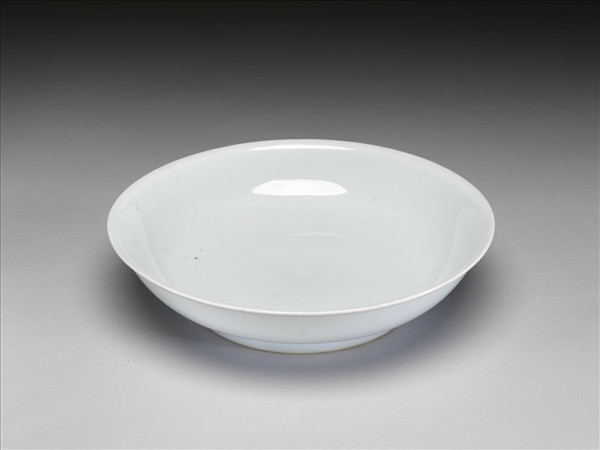 甜白釉盤