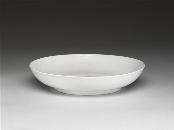 甜白釉盤