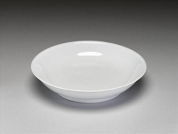 甜白釉盤