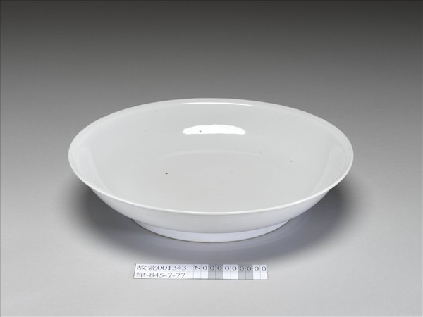 甜白釉盤