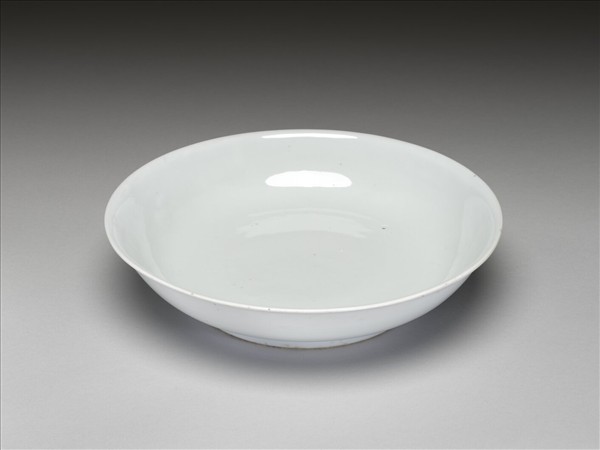甜白釉盤