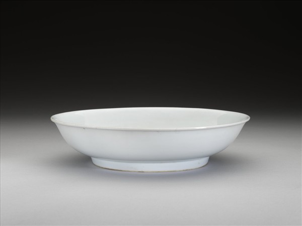 甜白釉盤