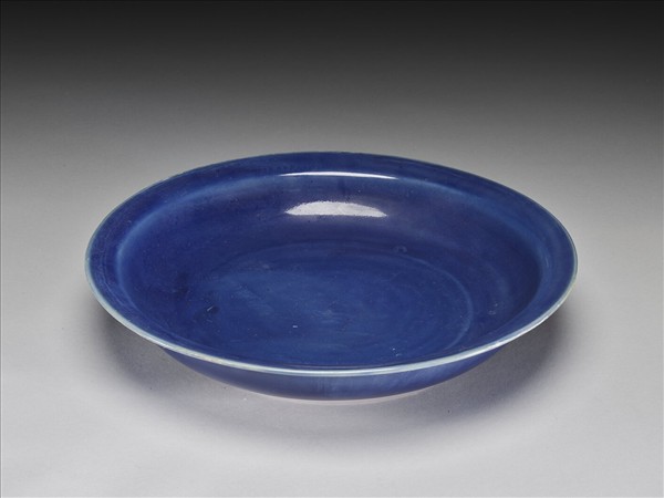 霽青釉盤