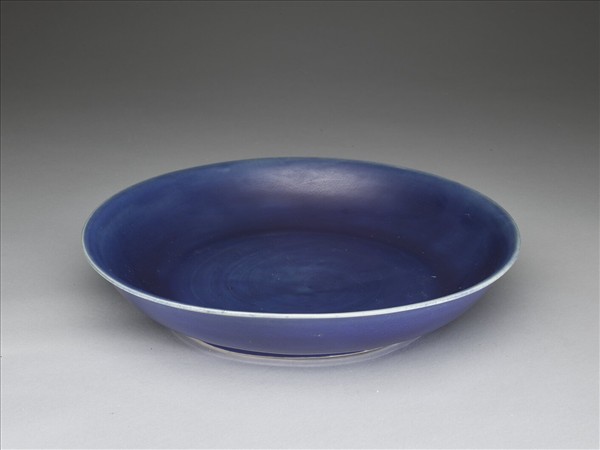霽青釉盤
