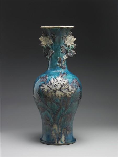 琺華花卉紋瓶