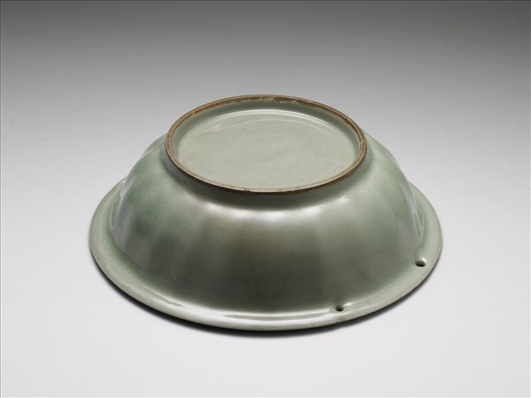 龍泉窯 青瓷雙魚紋洗