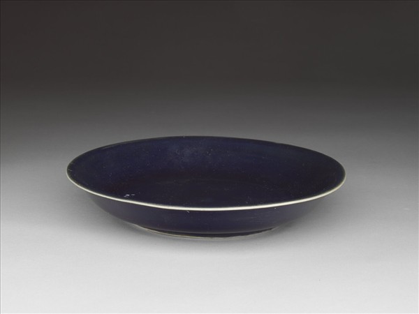霽青釉盤