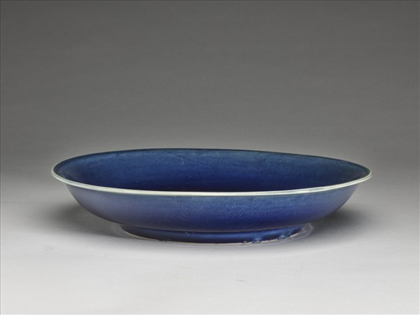 霽青釉盤