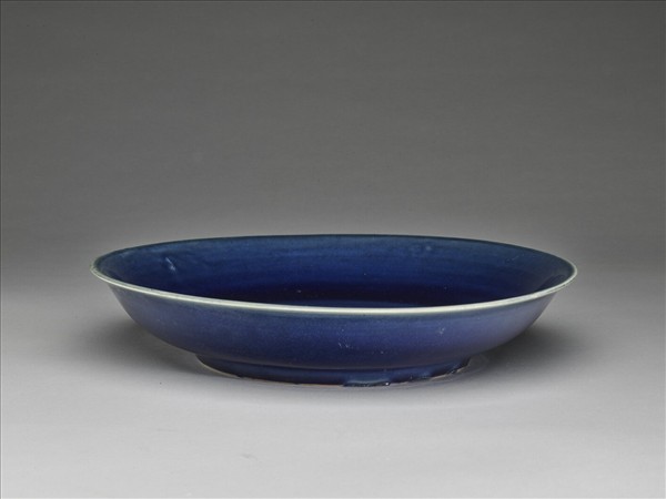 霽青釉盤