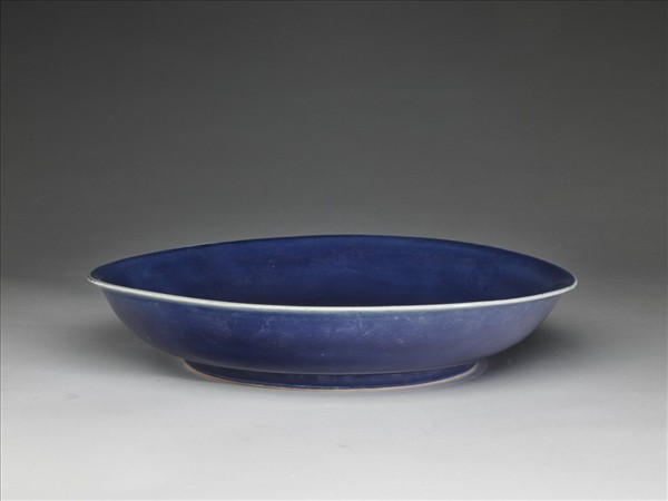 霽青釉盤