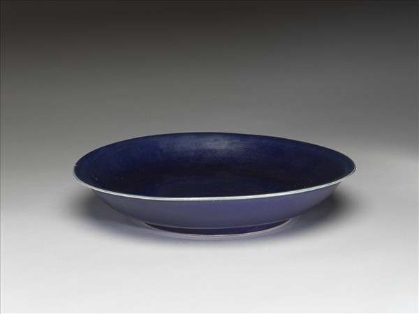 霽青釉盤