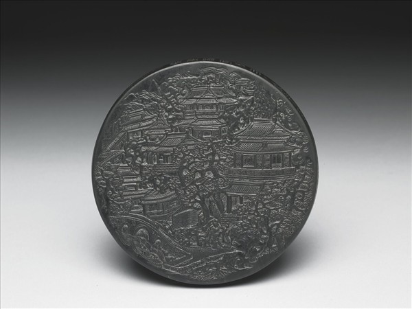 歙石蓬島仙壺硯