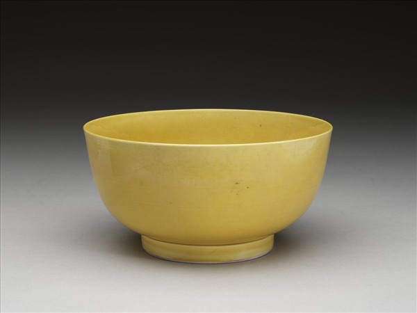 黃釉碗