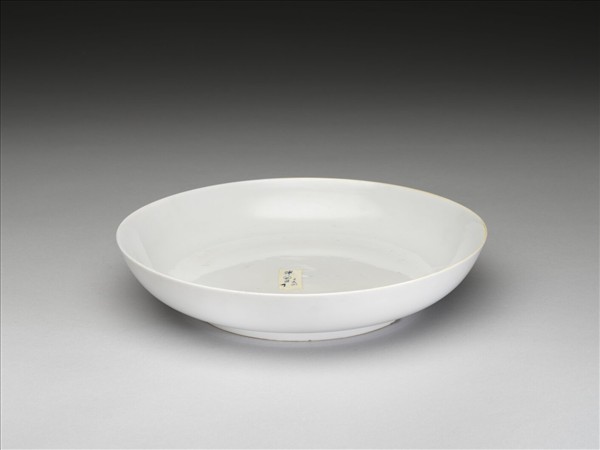 甜白釉盤